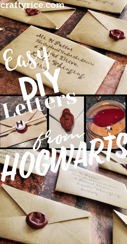 making an envelope for your Hogwarts acceptance letter